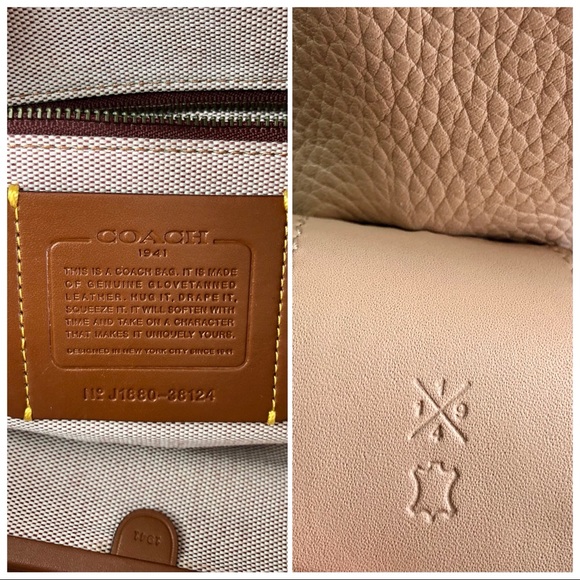 Coach 1941 Rogue 30 Nude Pink with Glitter Novelty Strap - Picture 10 of 12